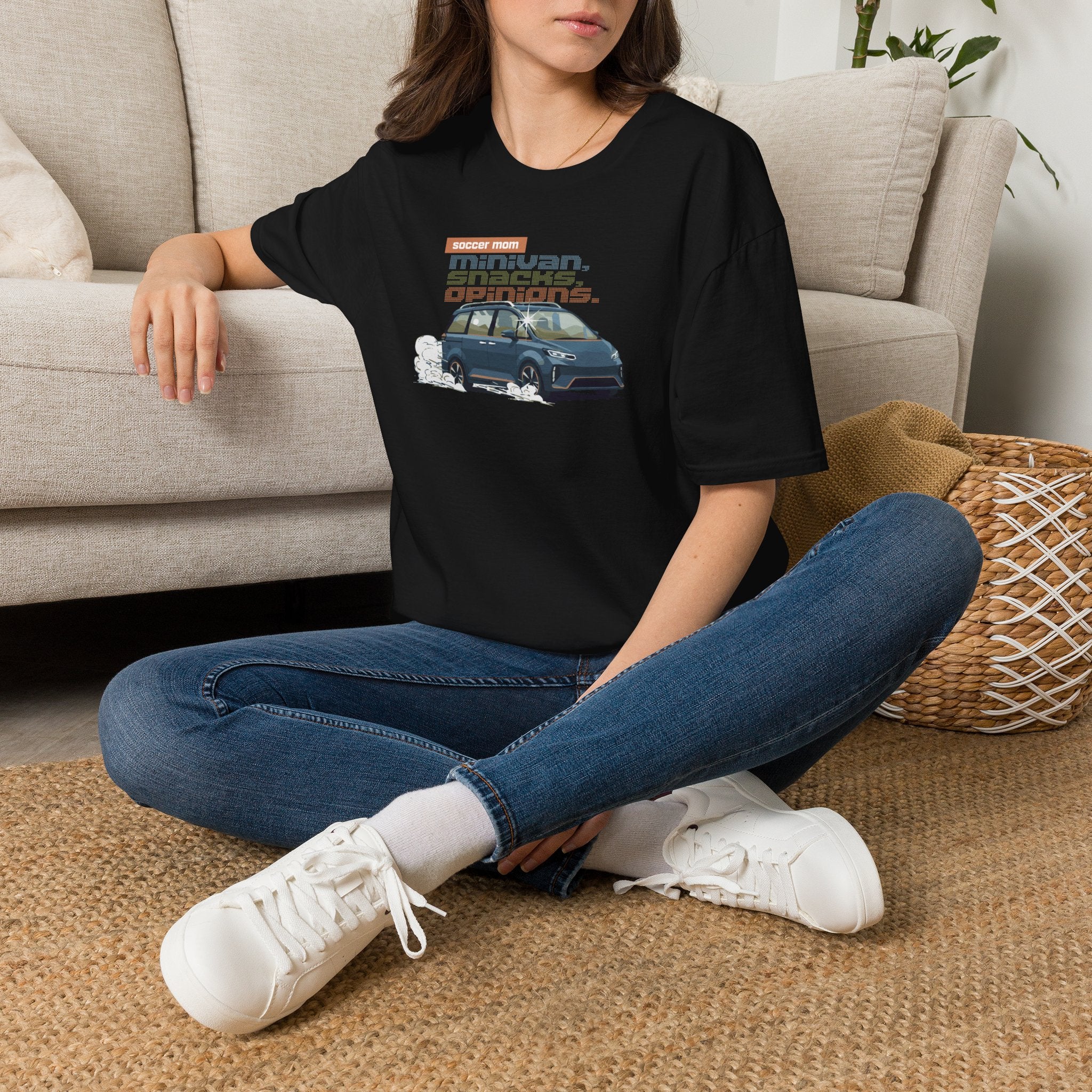Soccer Mom | Minivan. Snacks. Opinions. | Premium Soccer T-Shirt