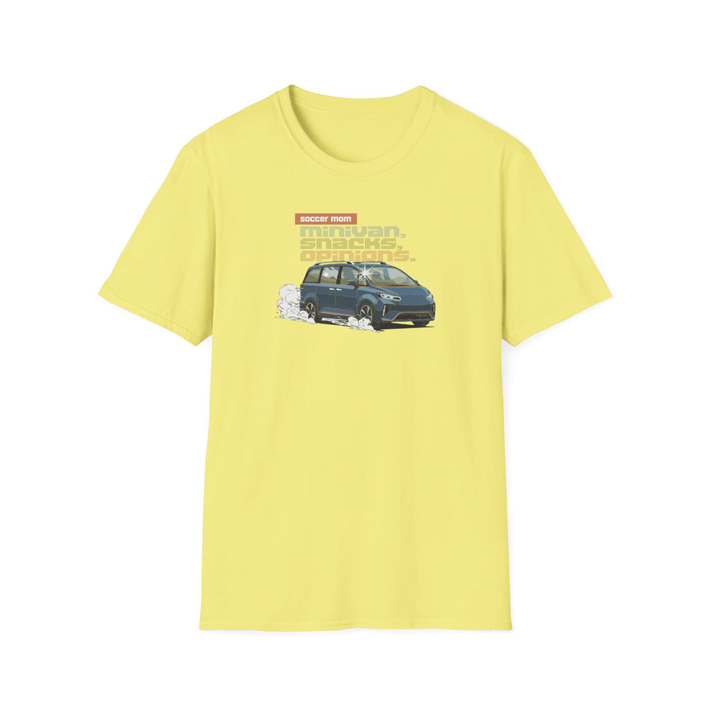 Soccer Mom | Minivan. Snacks. Opinions. | Premium Soccer T-Shirt