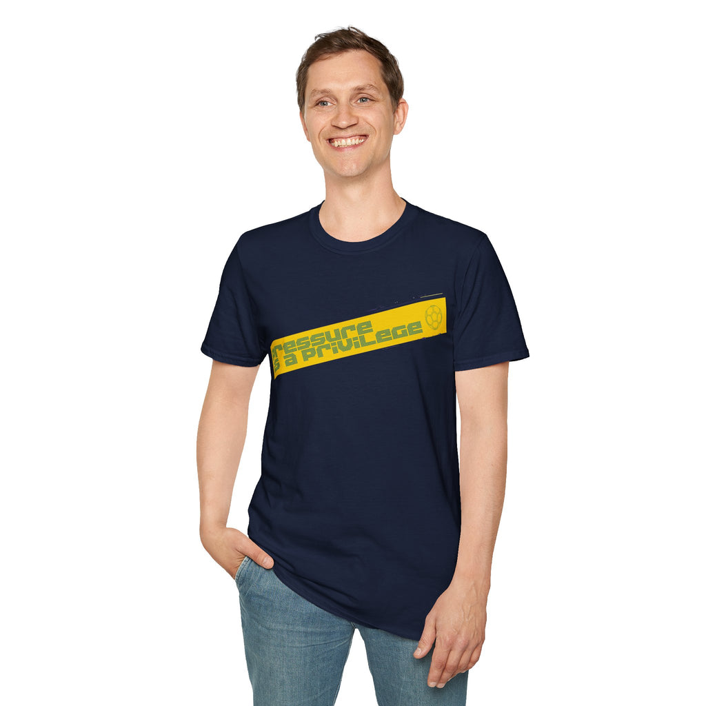 Pressure Is a Privilege | Yellow Edition | Premium Soccer T-Shirt