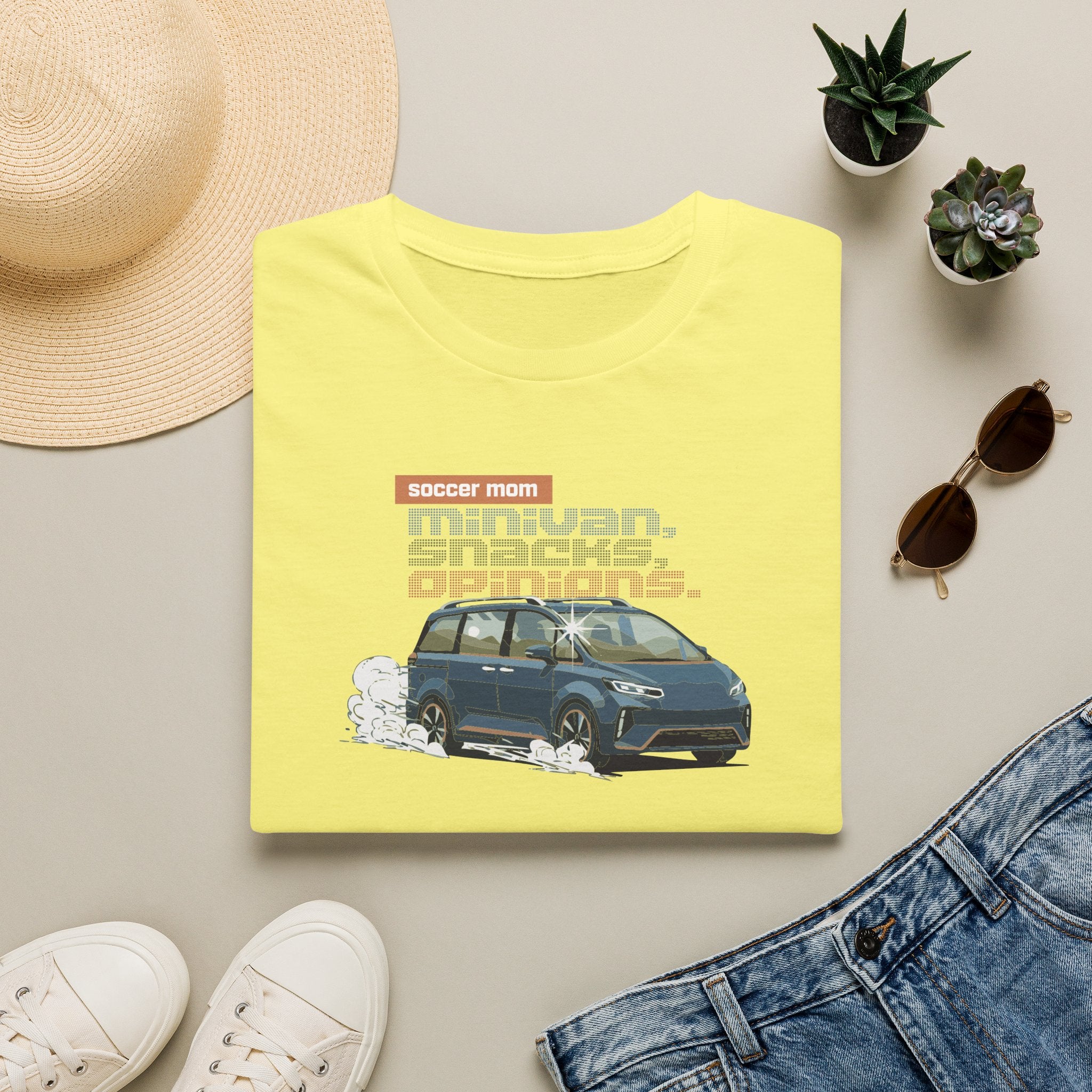 Soccer Mom | Minivan. Snacks. Opinions. | Premium Soccer T-Shirt