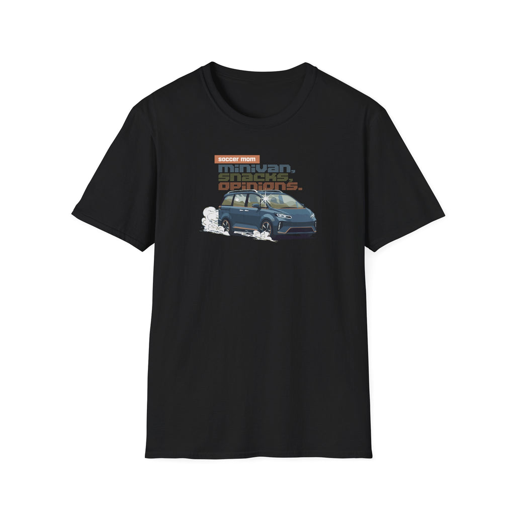 Soccer Mom | Minivan. Snacks. Opinions. | Premium Soccer T-Shirt