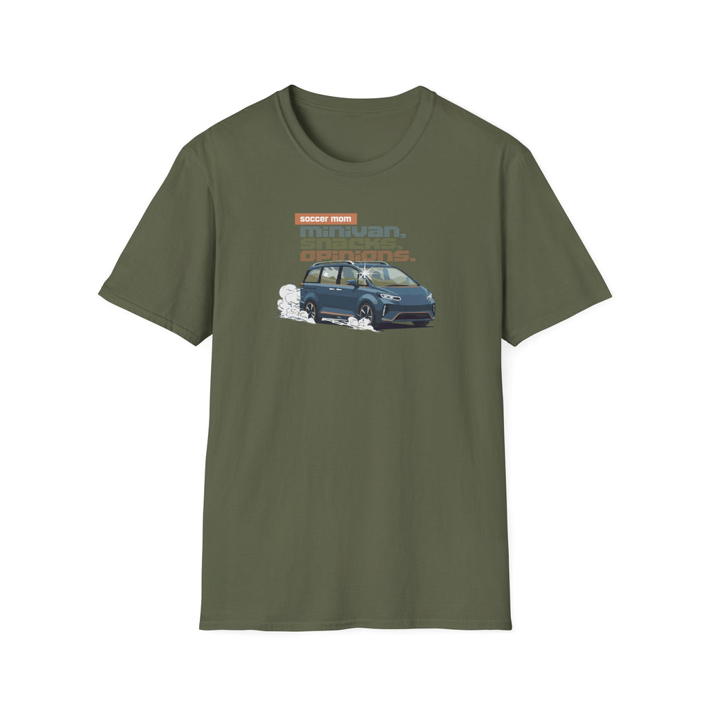 Soccer Mom | Minivan. Snacks. Opinions. | Premium Soccer T-Shirt