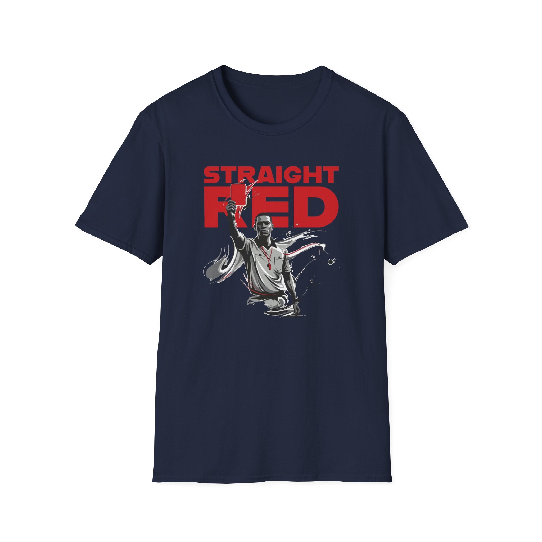Straight Red | Premium Soccer T-Shirt