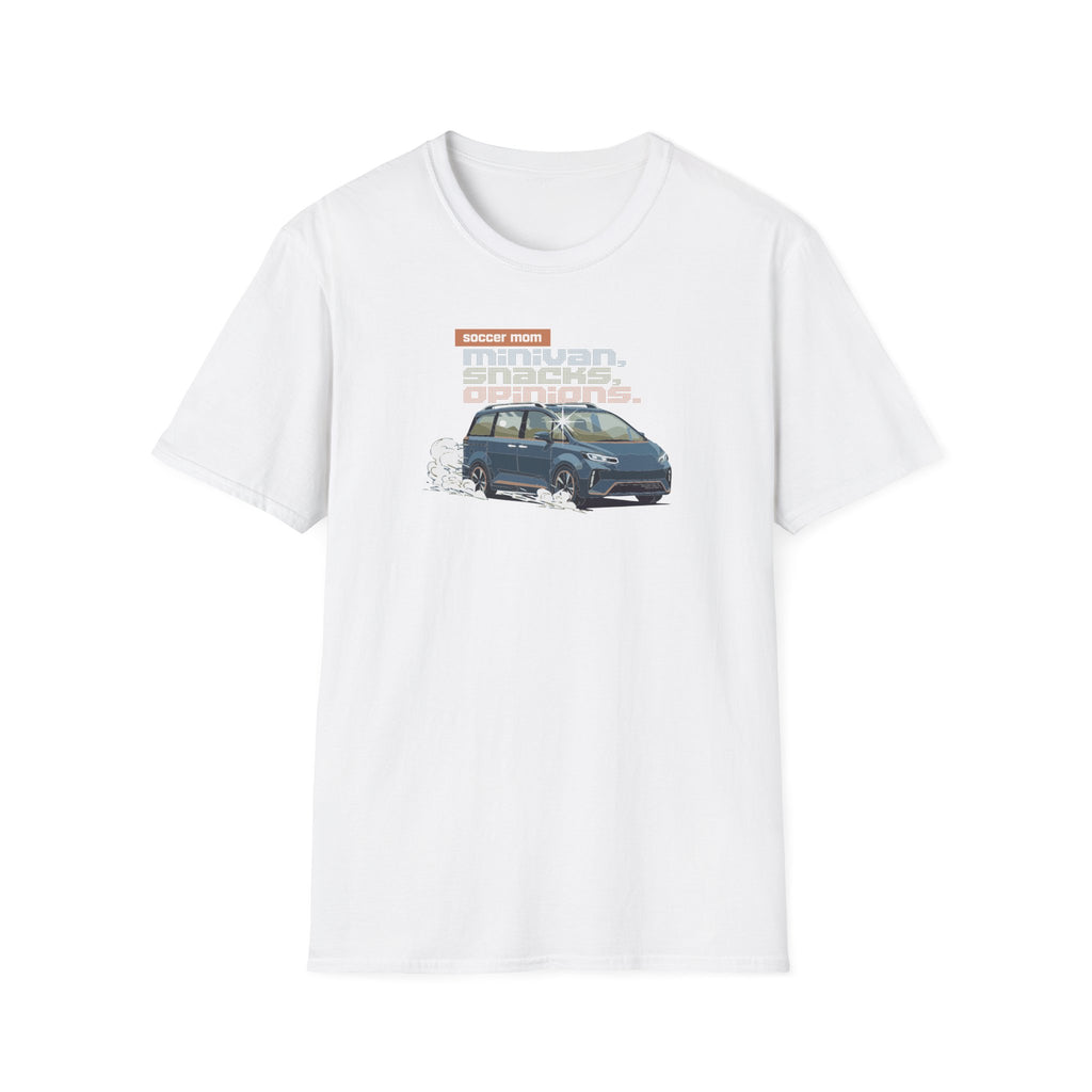 Soccer Mom | Minivan. Snacks. Opinions. | Premium Soccer T-Shirt