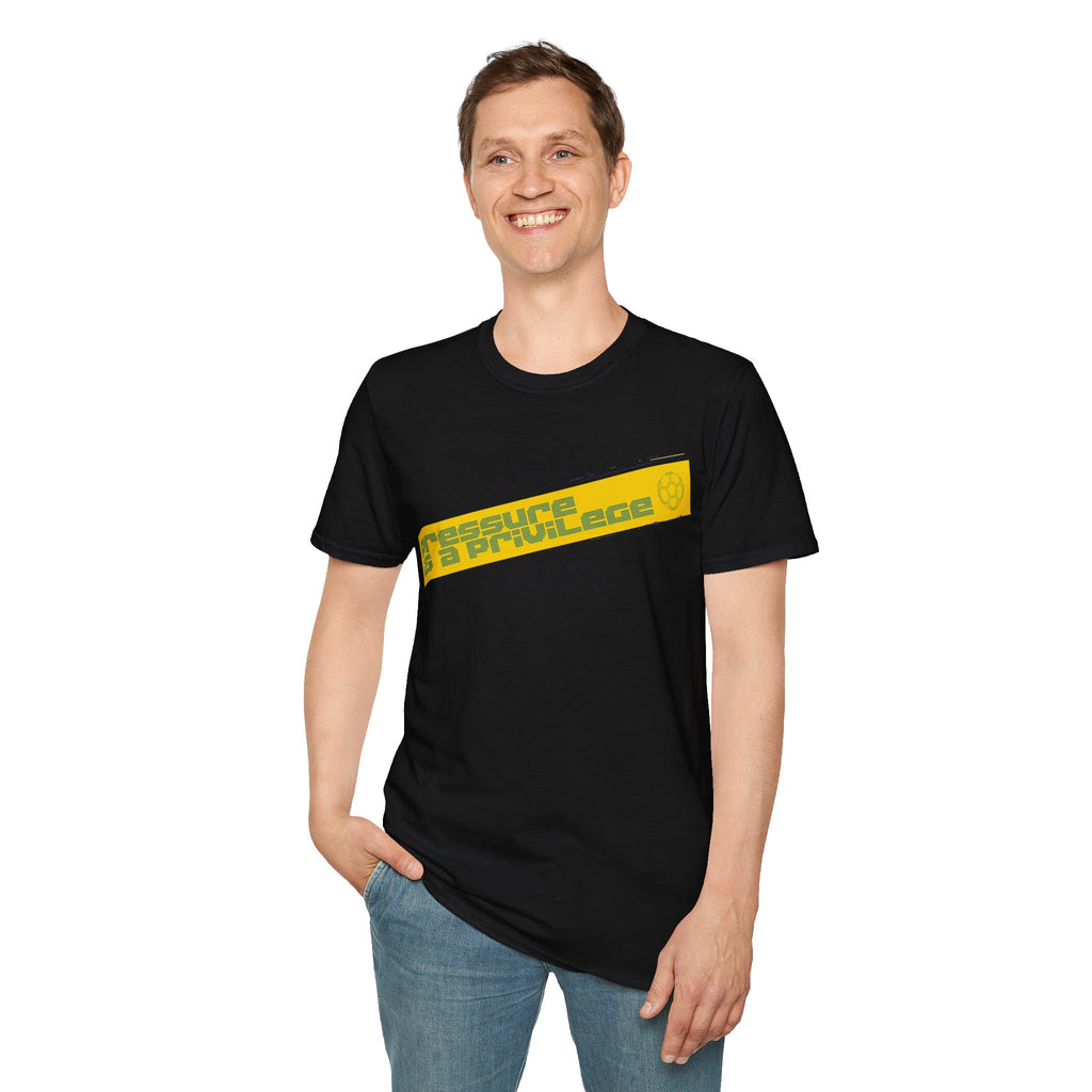 Pressure Is a Privilege | Yellow Edition | Premium Soccer T-Shirt