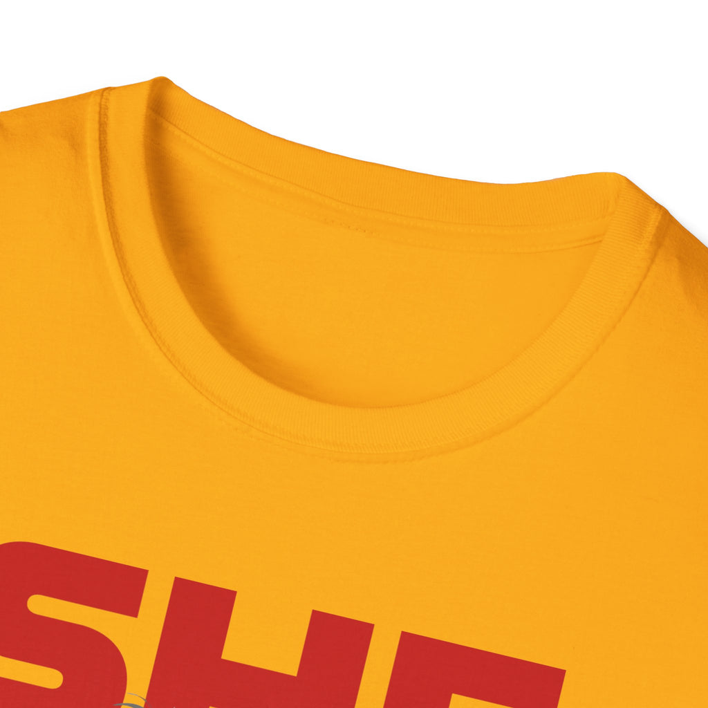 She Shoots, She Scores | Premium Soccer T-Shirt
