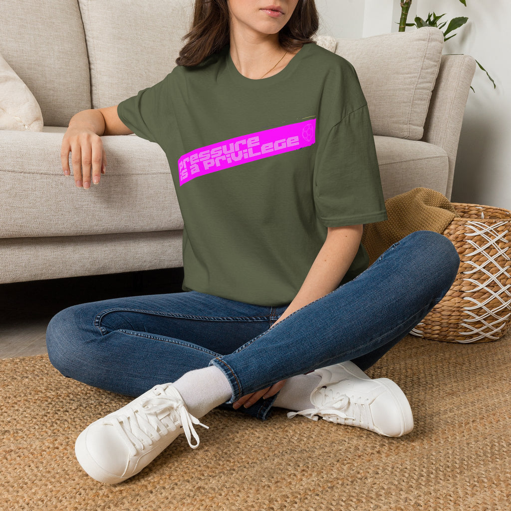 Pressure Is a Privilege | Pink Edition | Premium Soccer T-Shirt
