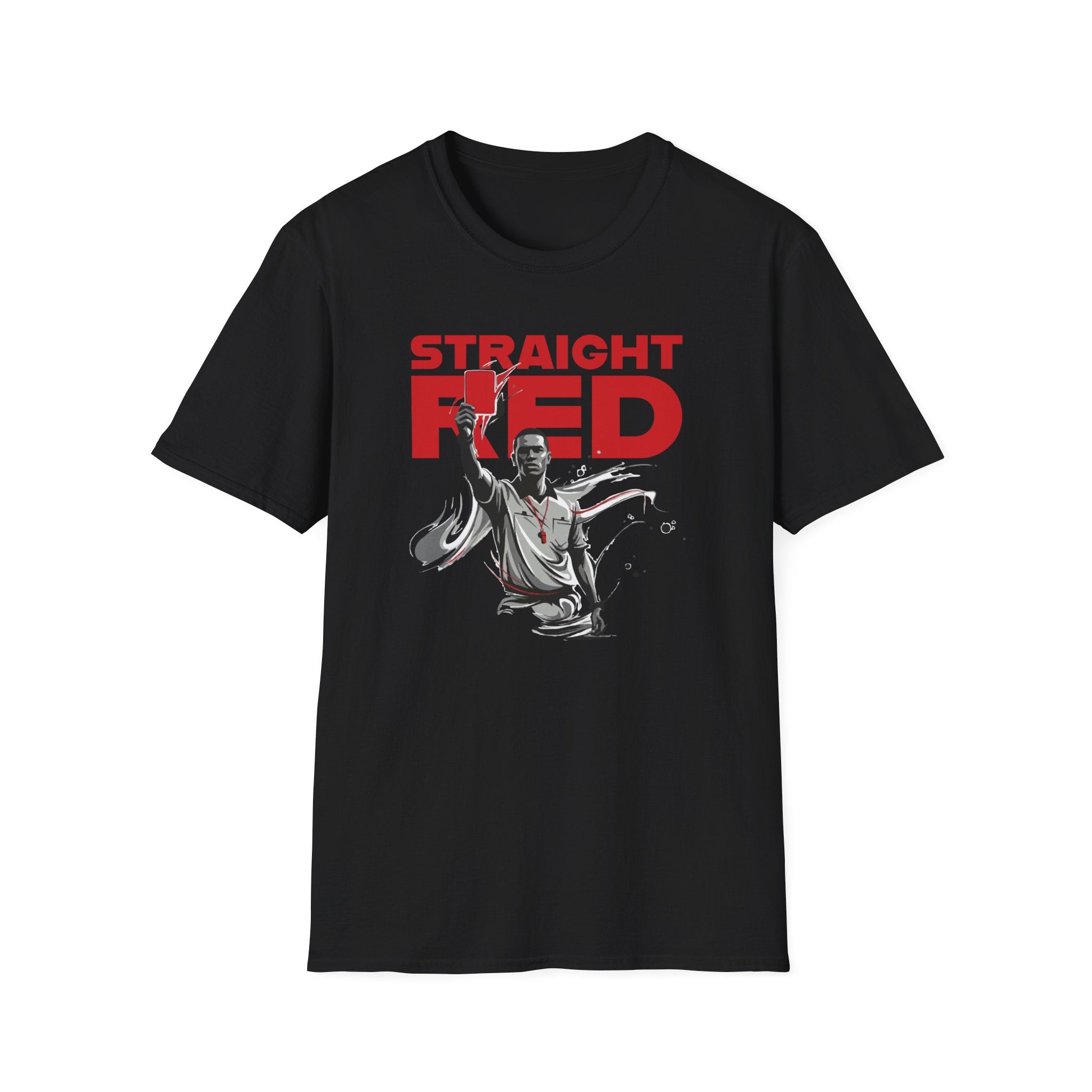 Straight Red | Premium Soccer T-Shirt
