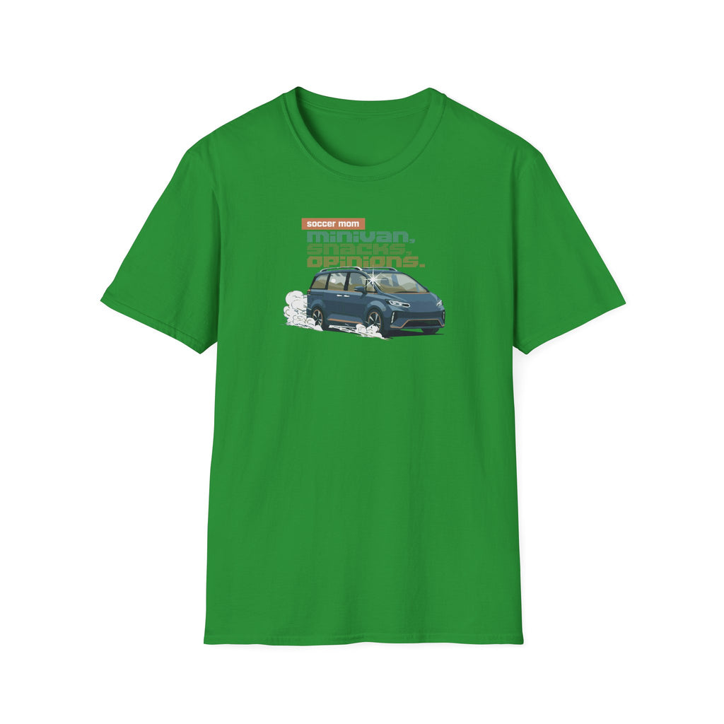 Soccer Mom | Minivan. Snacks. Opinions. | Premium Soccer T-Shirt