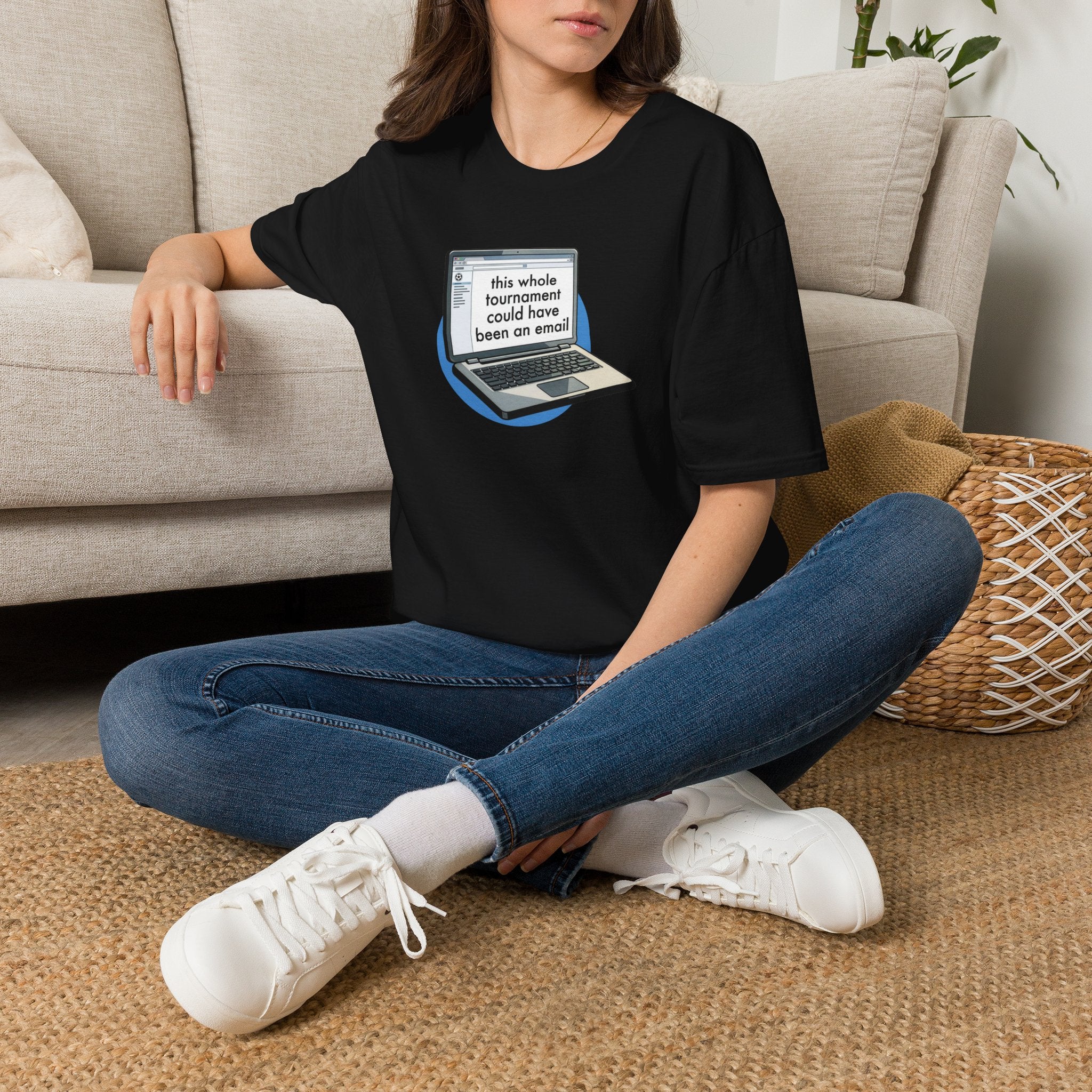 This Whole Tournament | Laptop Edition | Premium Soccer T-Shirt