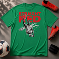 Straight Red | Premium Soccer T-Shirt