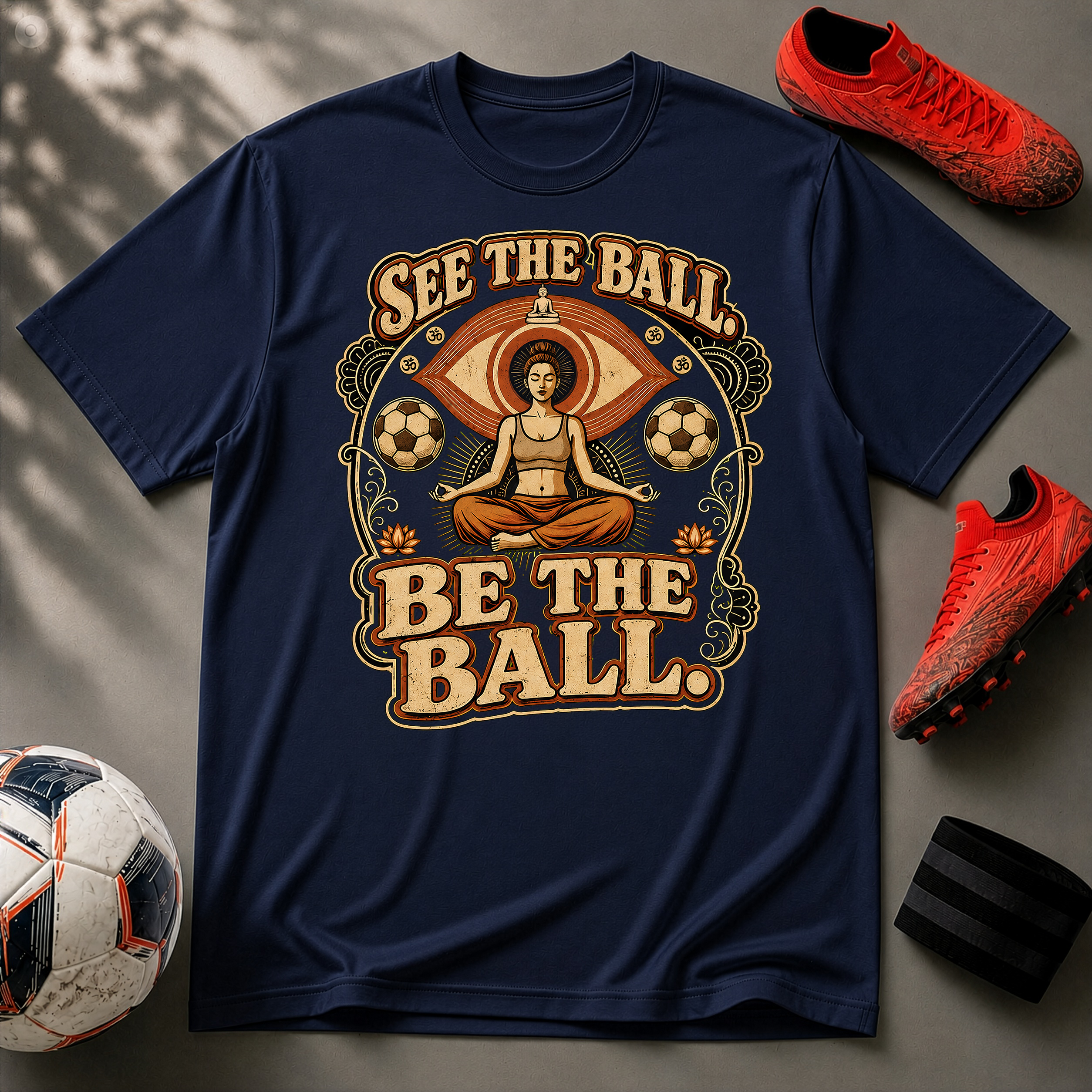 See the Ball. Be the Ball. | Premium Soccer T-Shirt