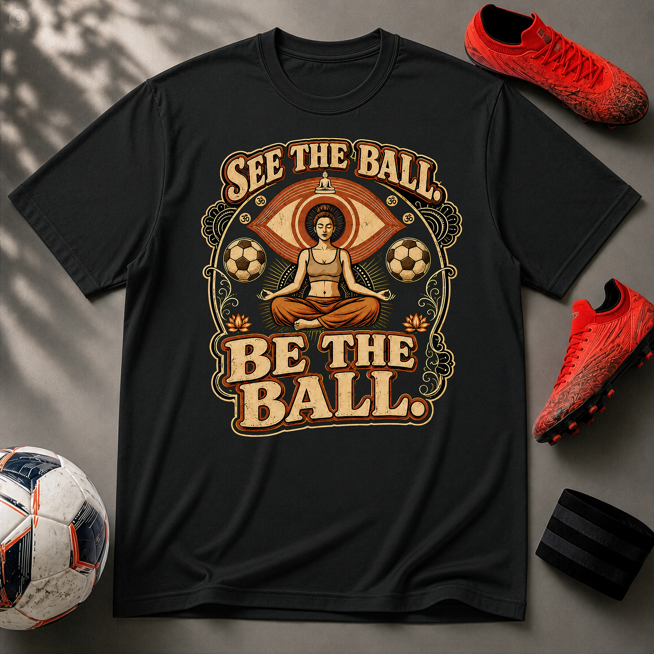 See the Ball. Be the Ball. | Premium Soccer T-Shirt