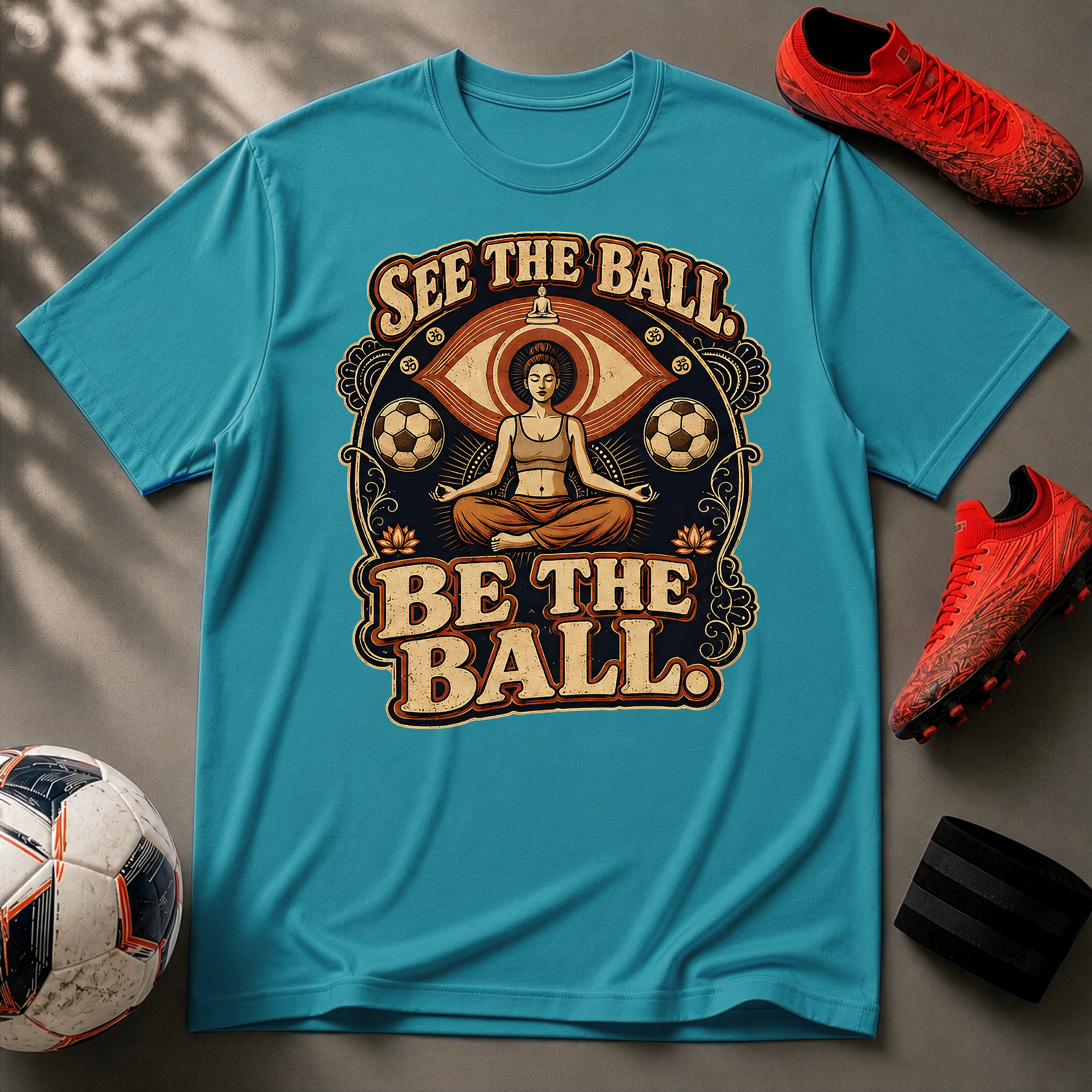 See the Ball. Be the Ball. | Premium Soccer T-Shirt