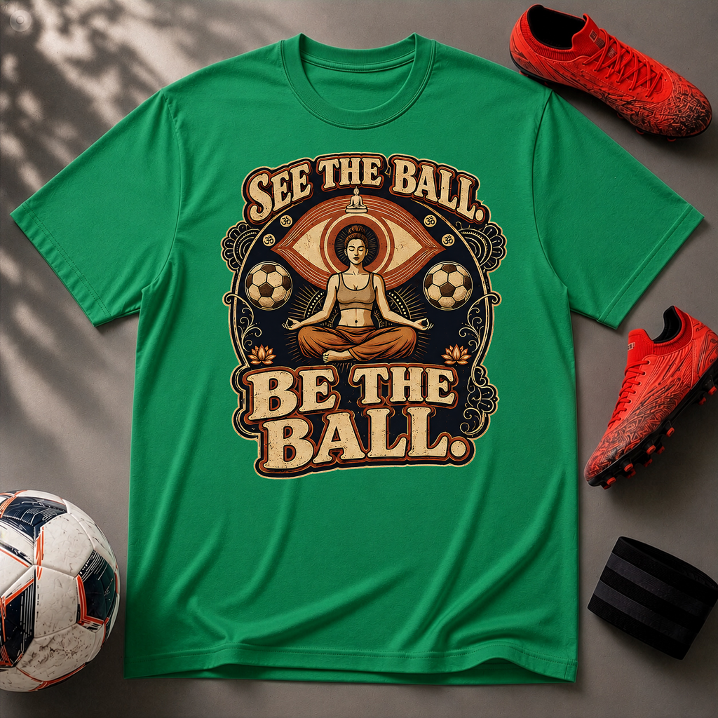 See the Ball. Be the Ball. | Premium Soccer T-Shirt