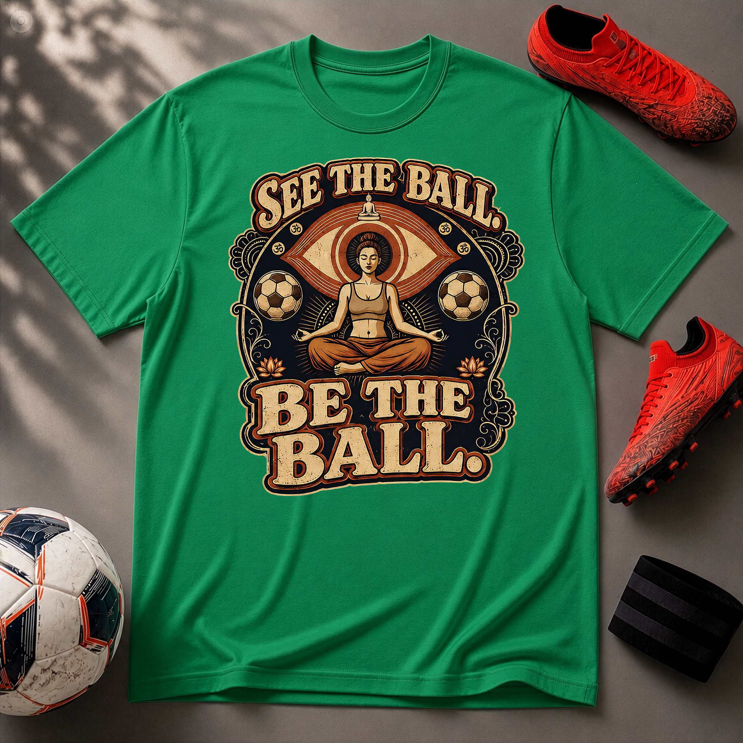 See the Ball. Be the Ball. | Premium Soccer T-Shirt