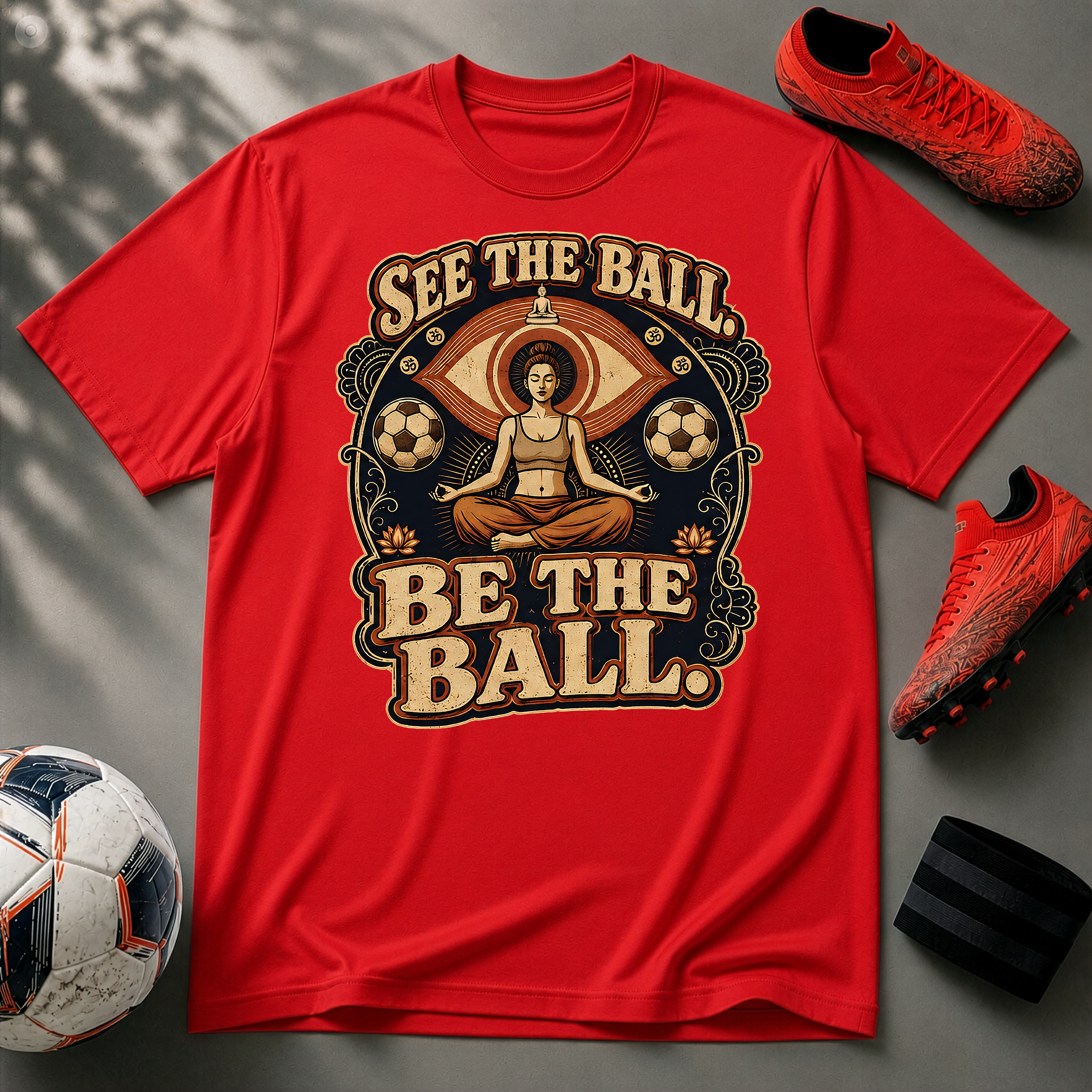 See the Ball. Be the Ball. | Premium Soccer T-Shirt