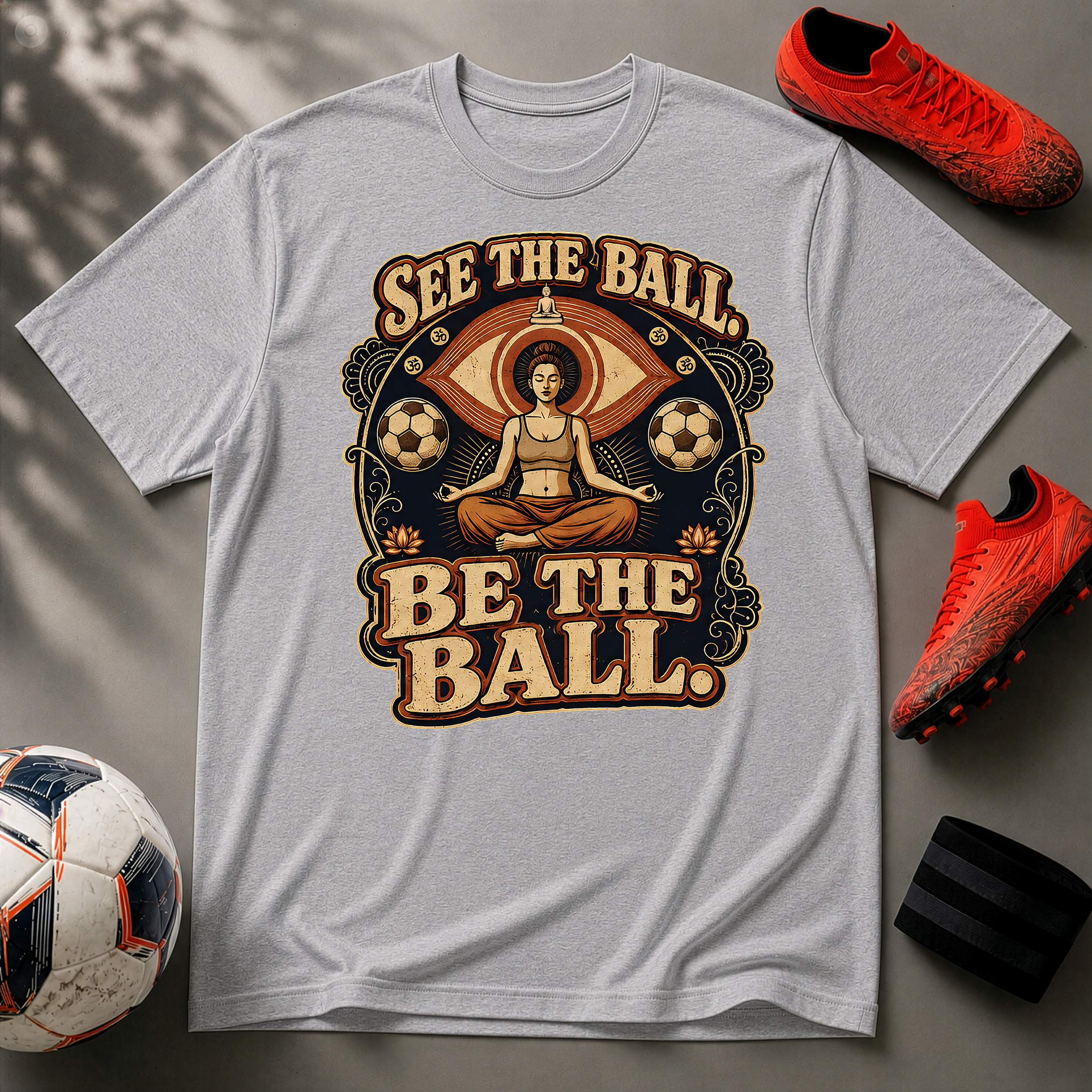 See the Ball. Be the Ball. | Premium Soccer T-Shirt