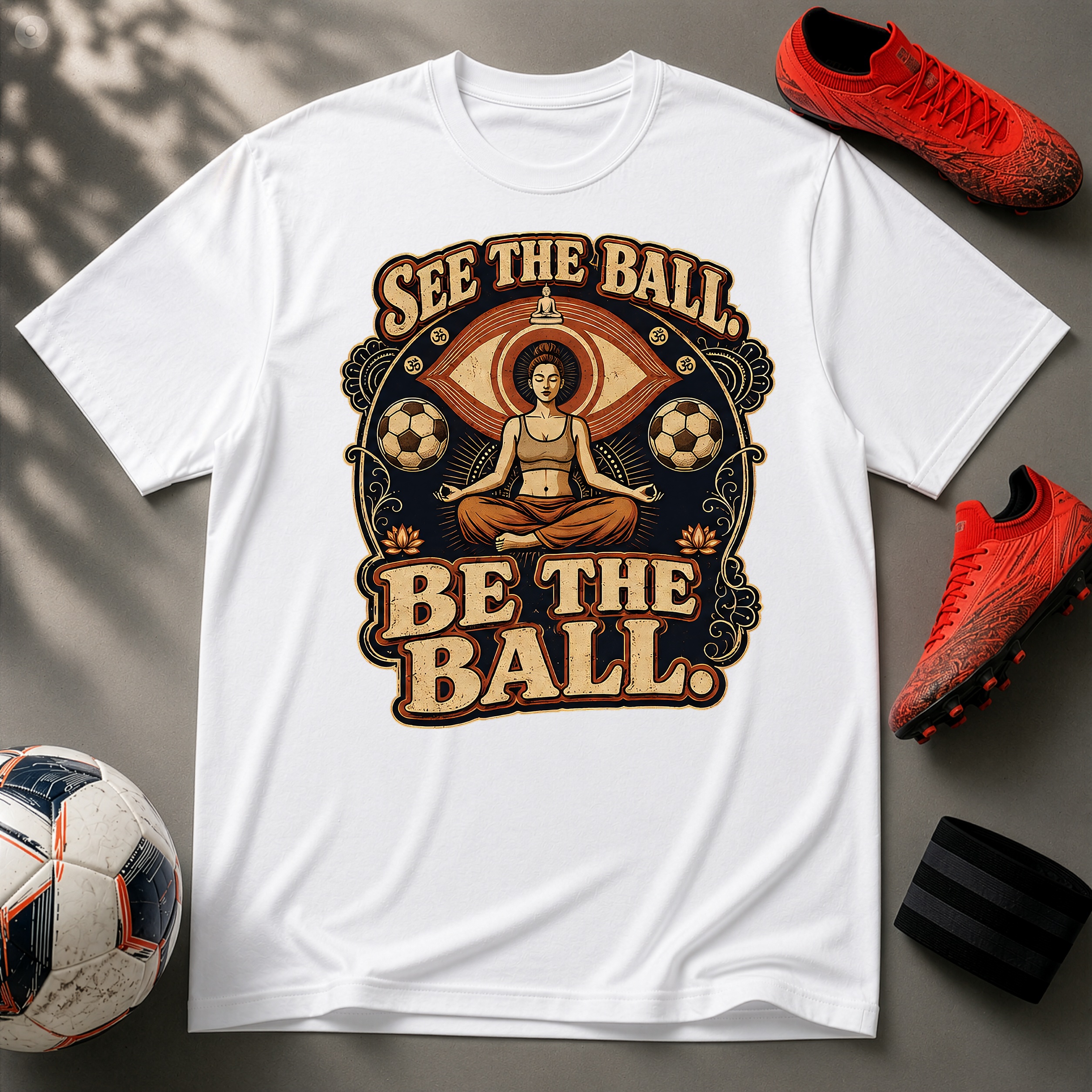 See the Ball. Be the Ball. | Premium Soccer T-Shirt