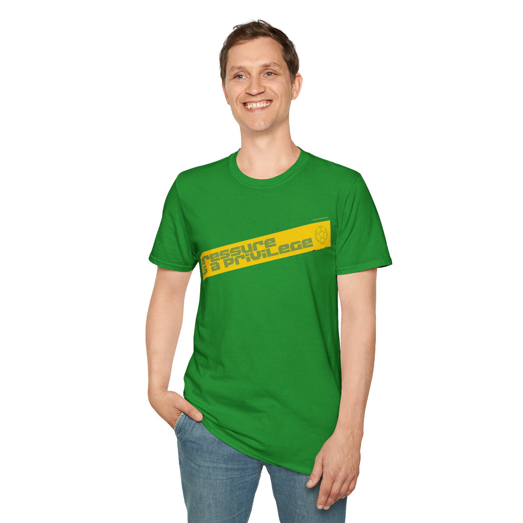 Pressure Is a Privilege | Yellow Edition | Premium Soccer T-Shirt