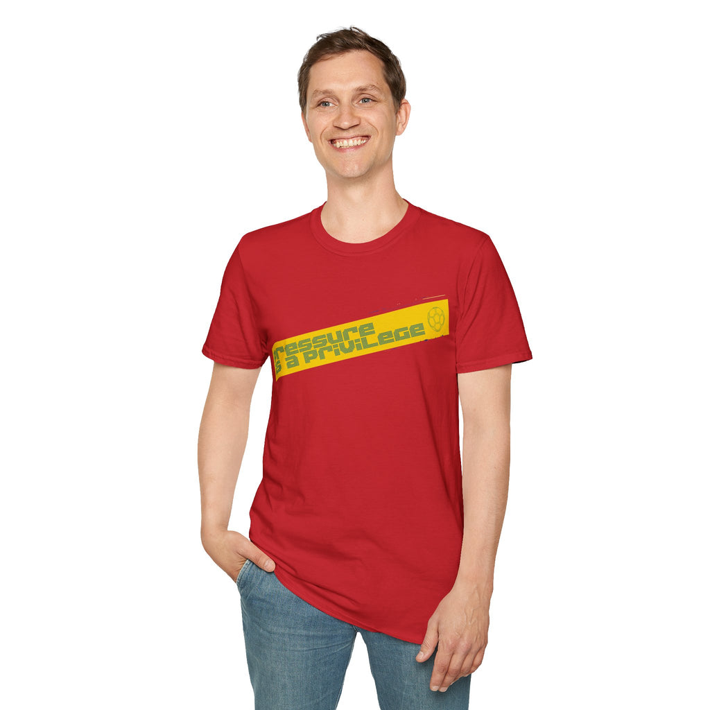 Pressure Is a Privilege | Yellow Edition | Premium Soccer T-Shirt