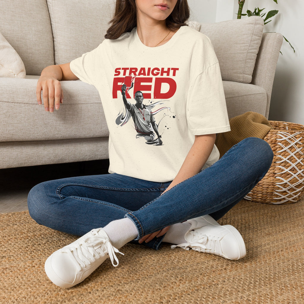 Straight Red | Premium Soccer T-Shirt