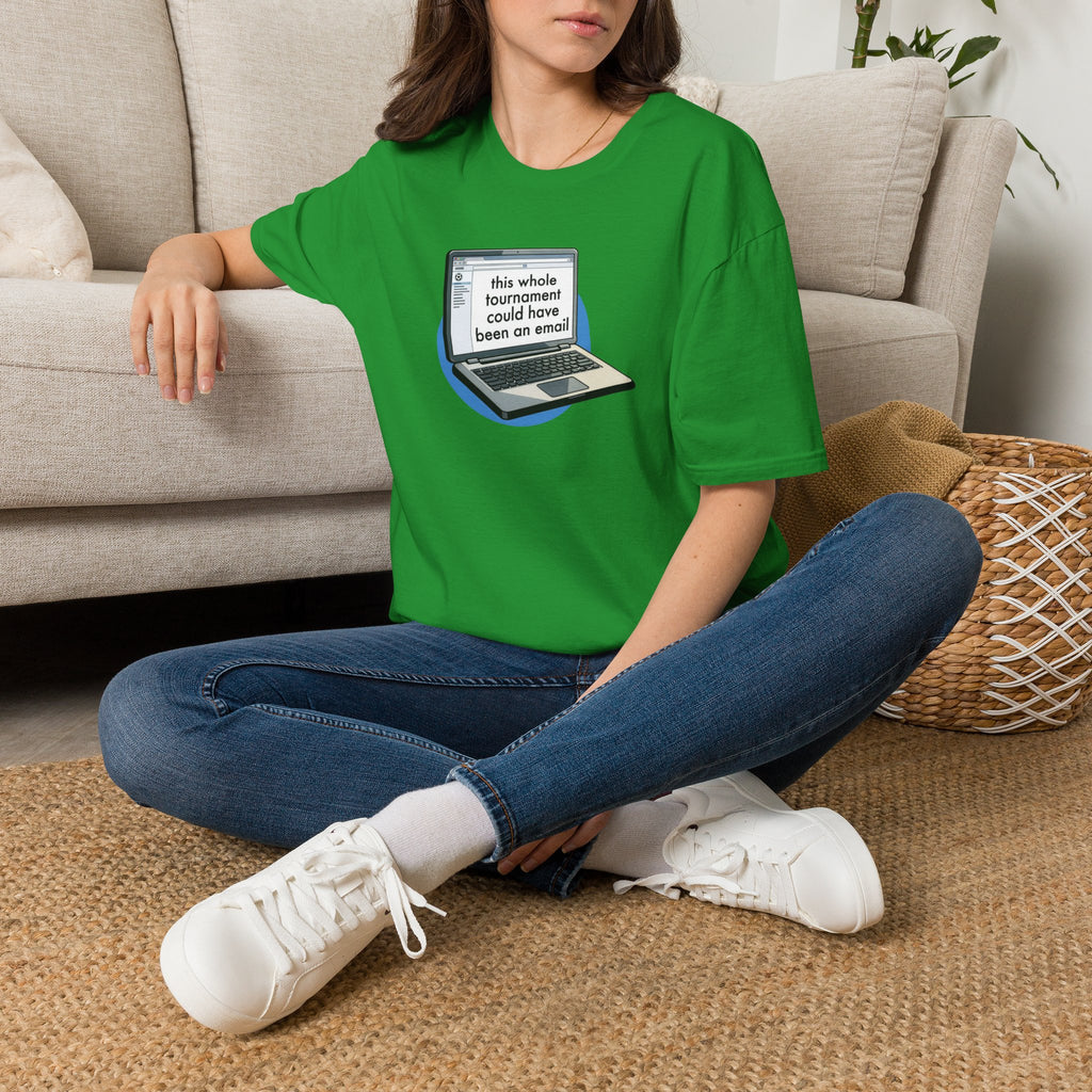 This Whole Tournament | Laptop Edition | Premium Soccer T-Shirt