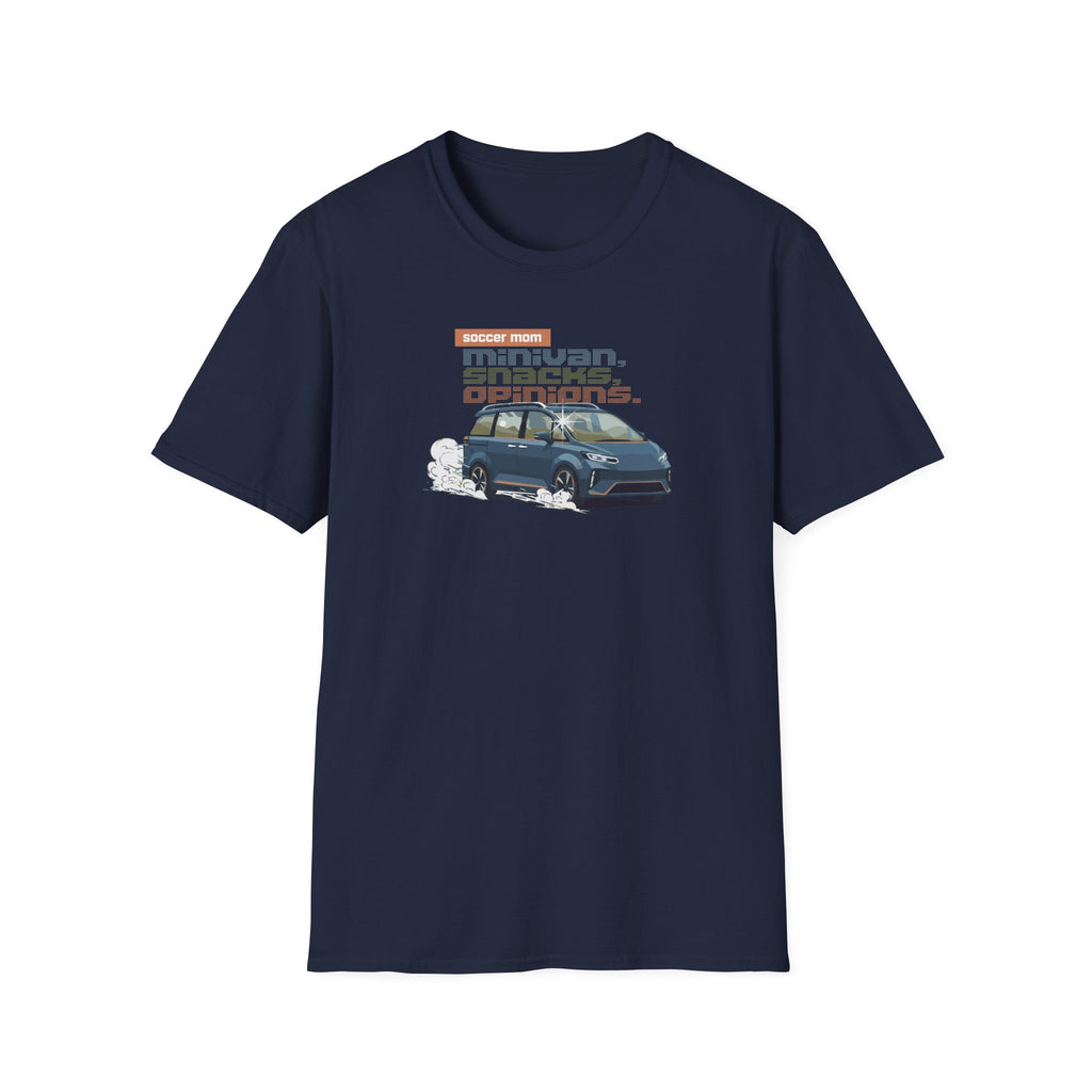 Soccer Mom | Minivan. Snacks. Opinions. | Premium Soccer T-Shirt