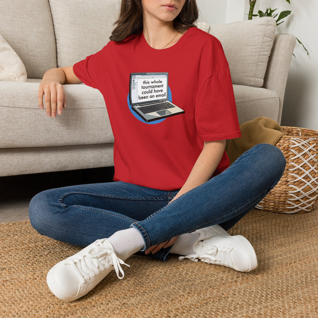 This Whole Tournament | Laptop Edition | Premium Soccer T-Shirt