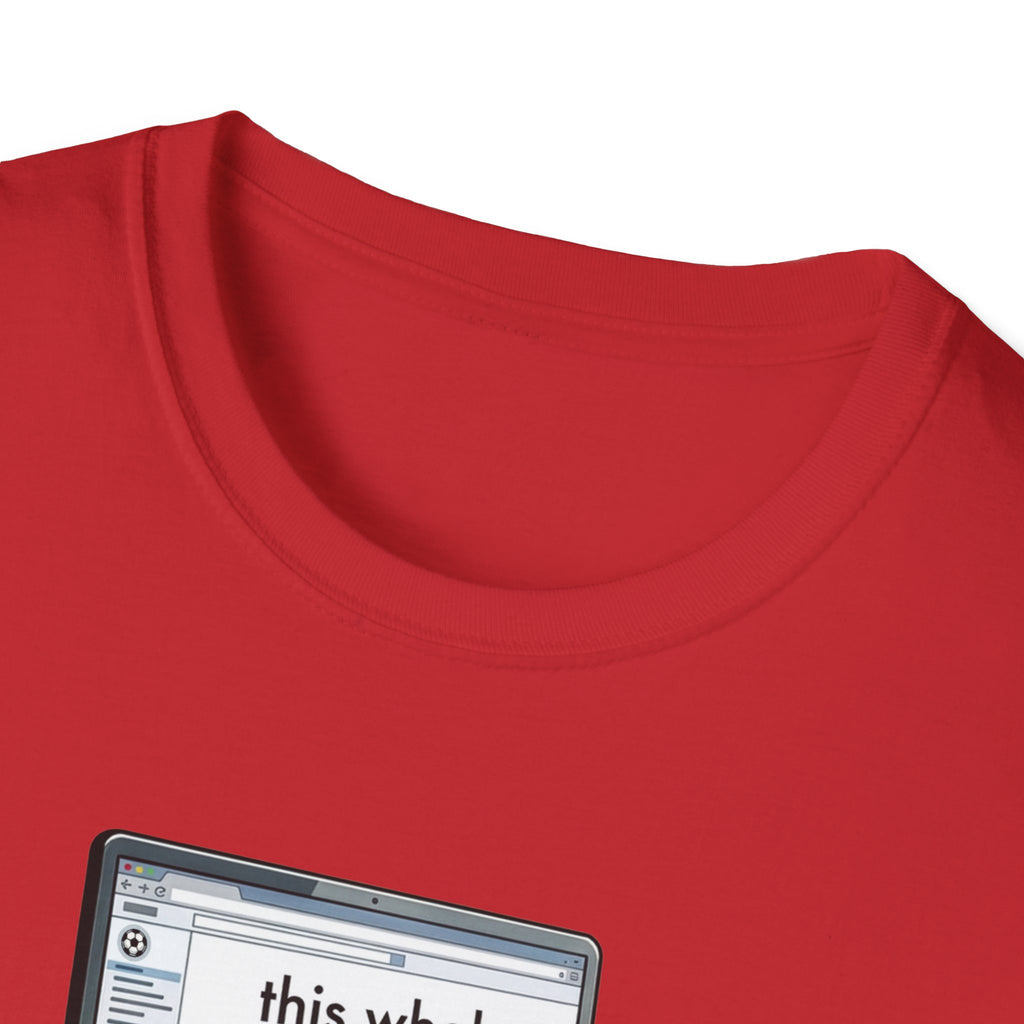 This Whole Tournament | Laptop Edition | Premium Soccer T-Shirt