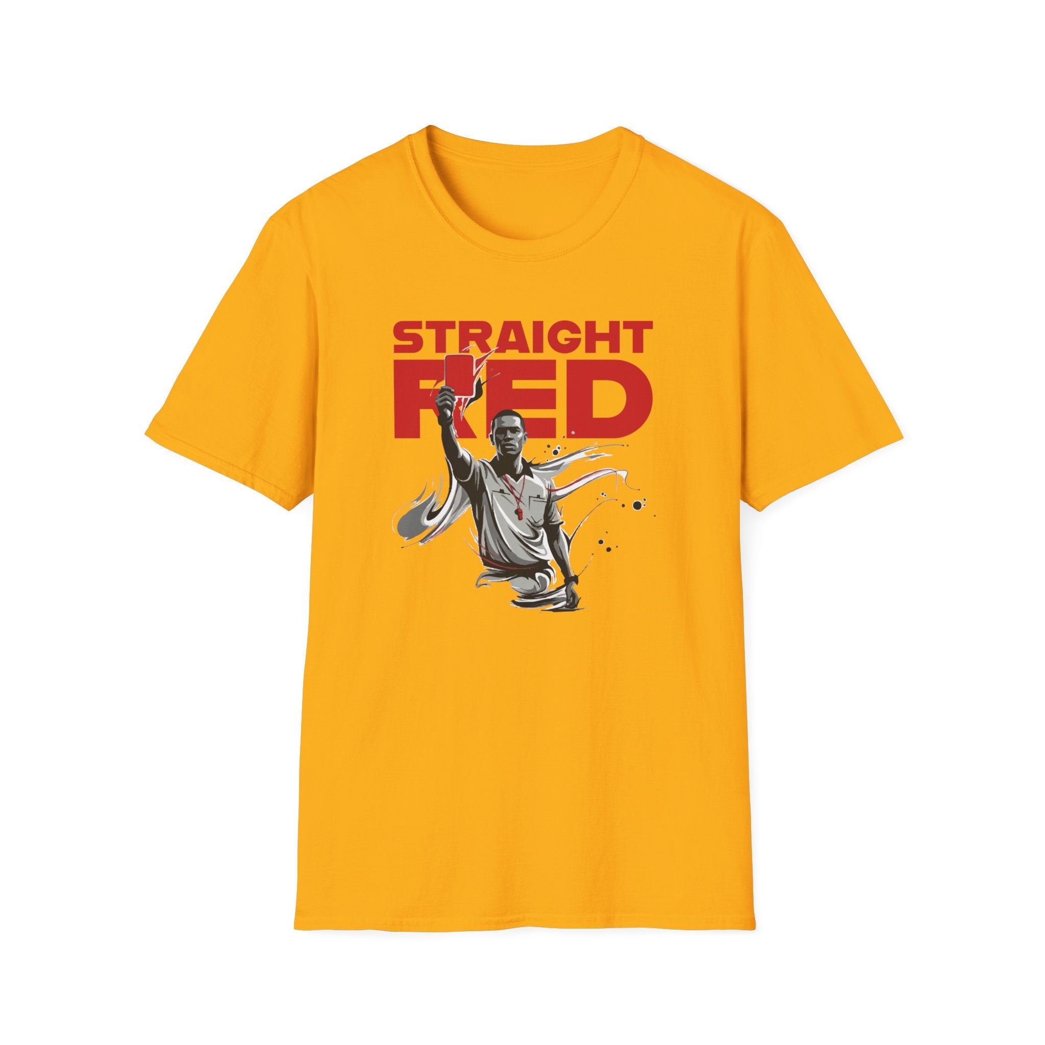 Straight Red | Premium Soccer T-Shirt