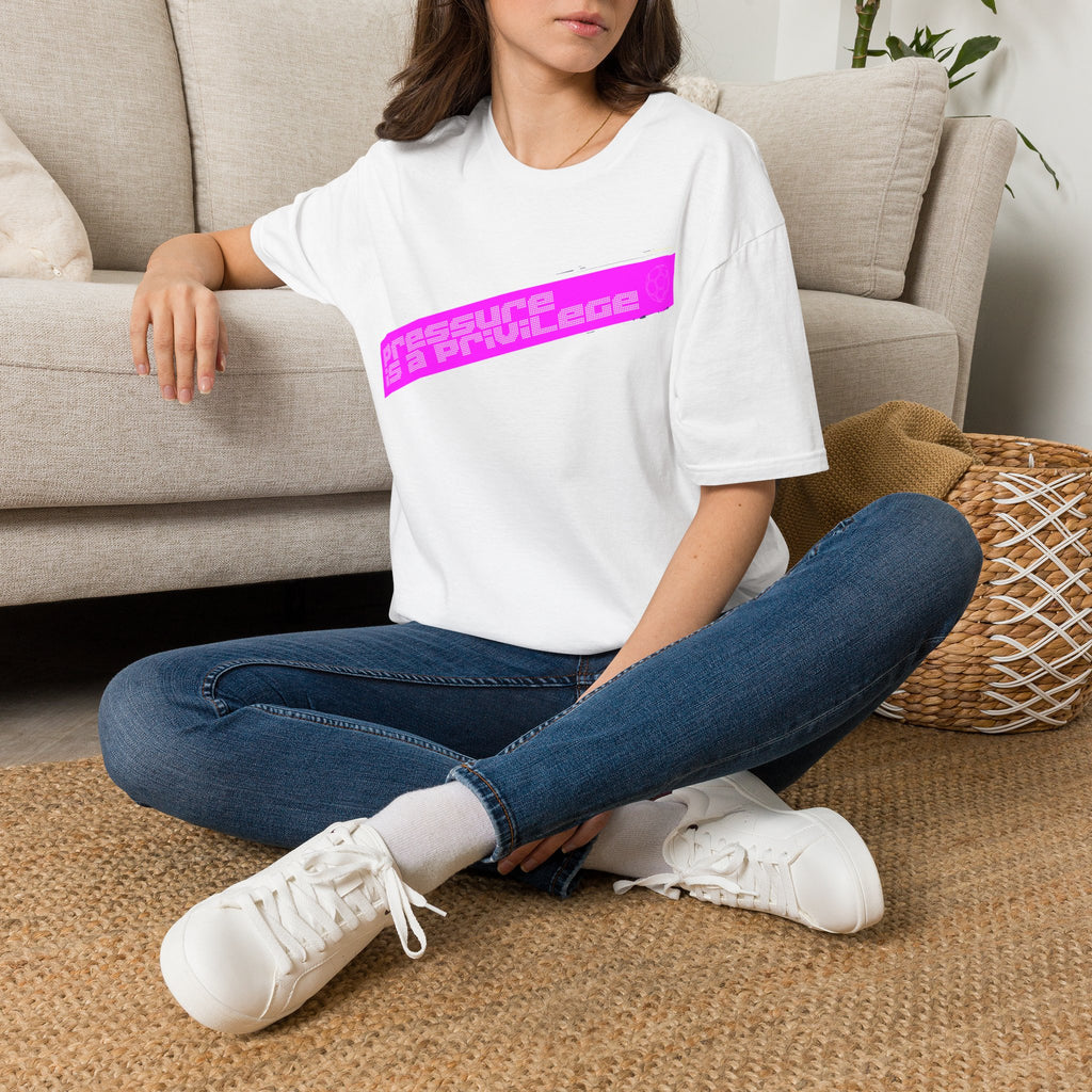 Pressure Is a Privilege | Pink Edition | Premium Soccer T-Shirt