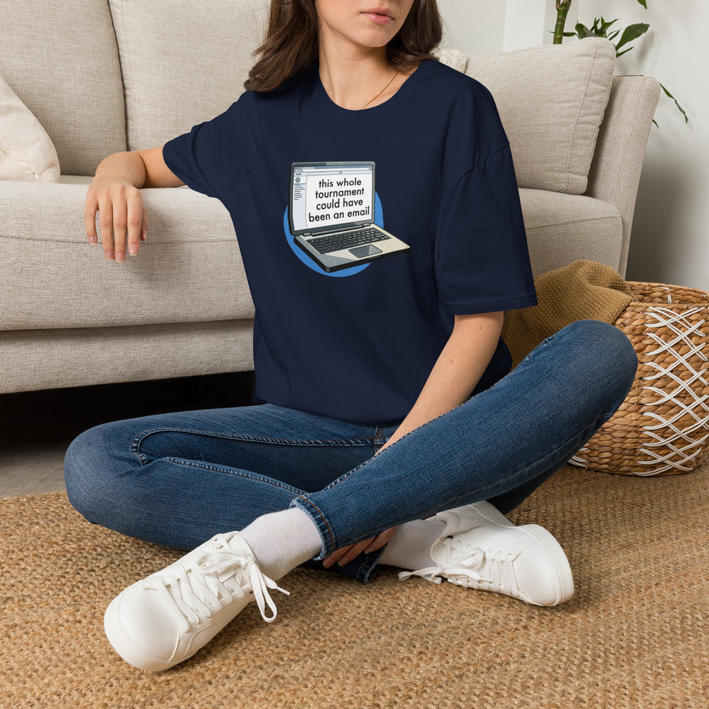 This Whole Tournament | Laptop Edition | Premium Soccer T-Shirt