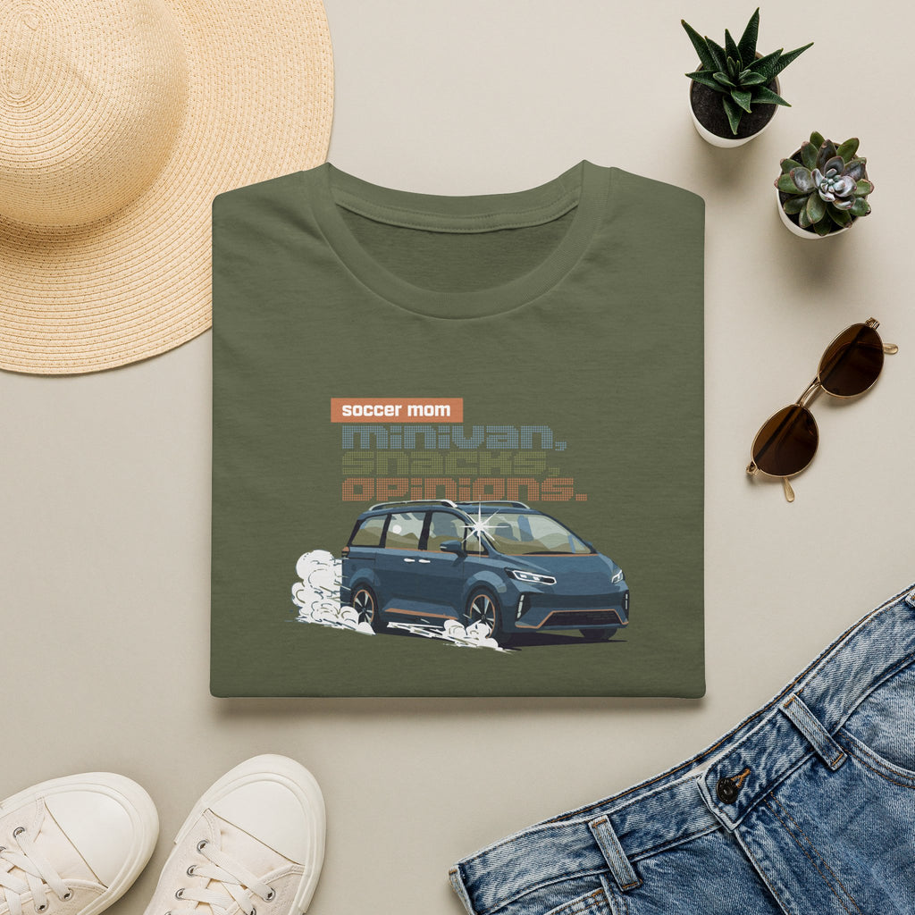 Soccer Mom | Minivan. Snacks. Opinions. | Premium Soccer T-Shirt