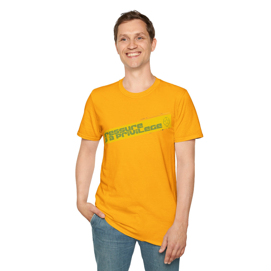 Pressure Is a Privilege | Yellow Edition | Premium Soccer T-Shirt