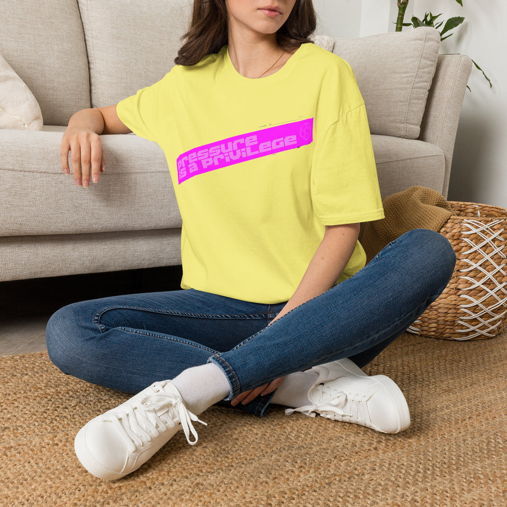 Pressure Is a Privilege | Pink Edition | Premium Soccer T-Shirt