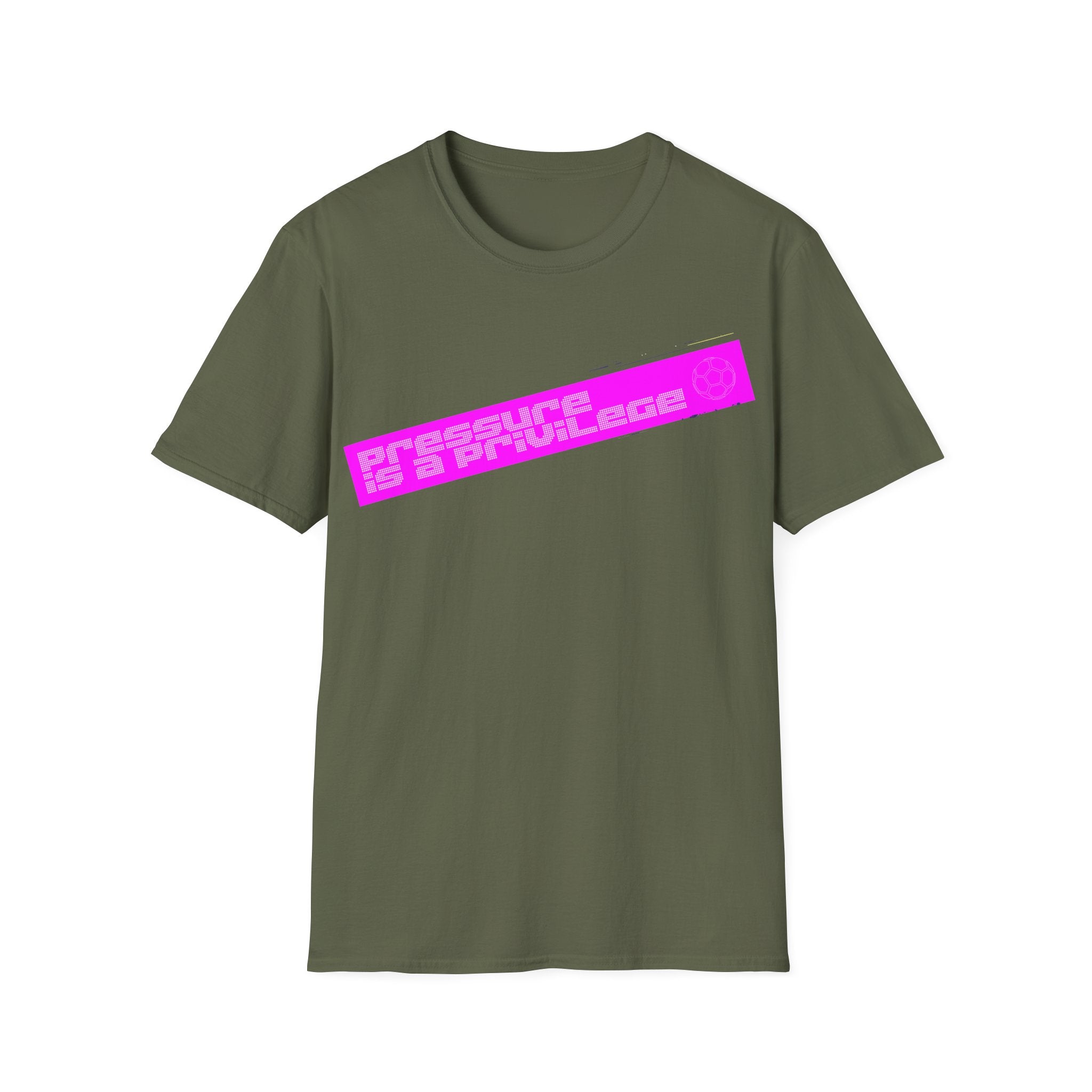 Pressure Is a Privilege | Pink Edition | Premium Soccer T-Shirt