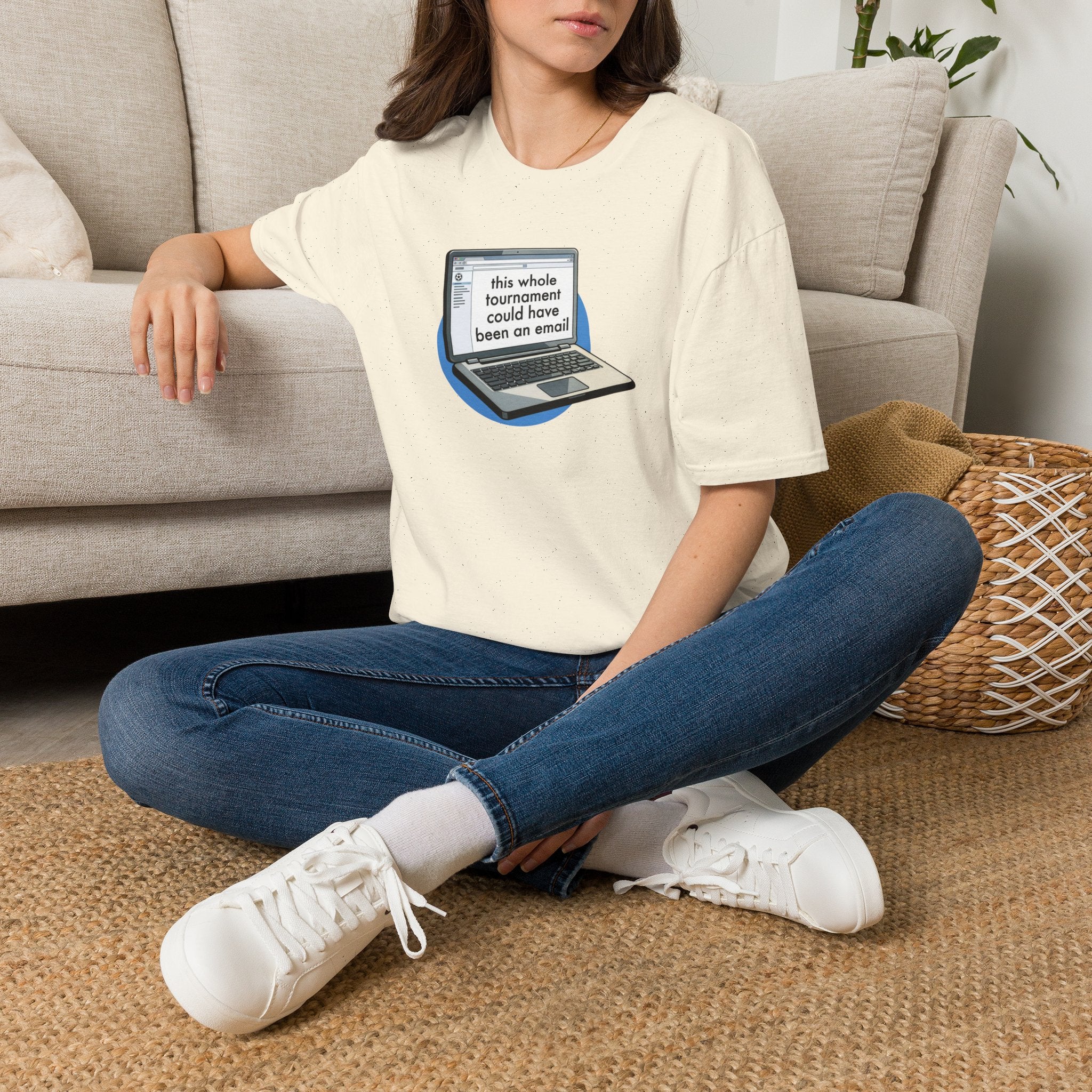 This Whole Tournament | Laptop Edition | Premium Soccer T-Shirt