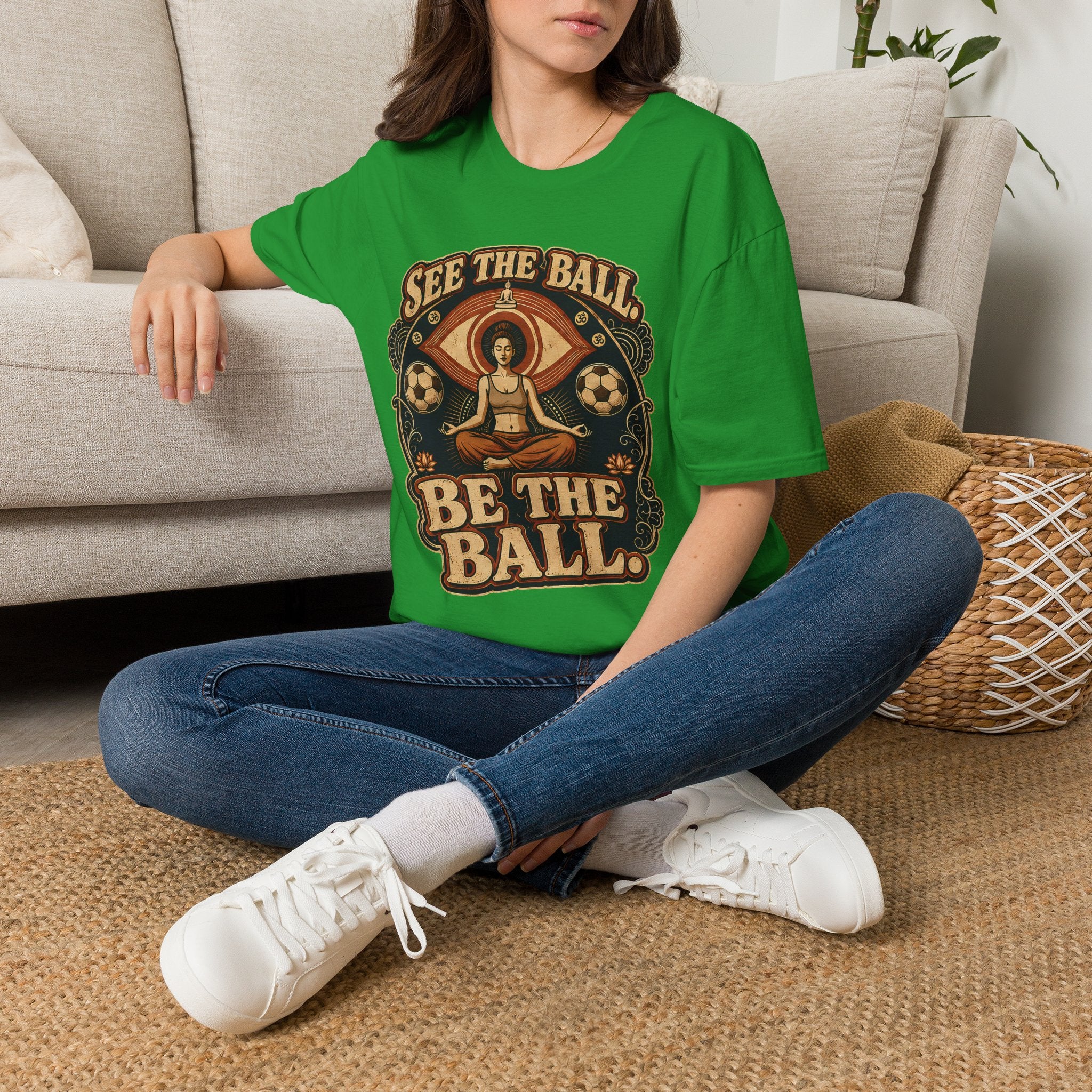 See the Ball. Be the Ball. | Premium Soccer T-Shirt
