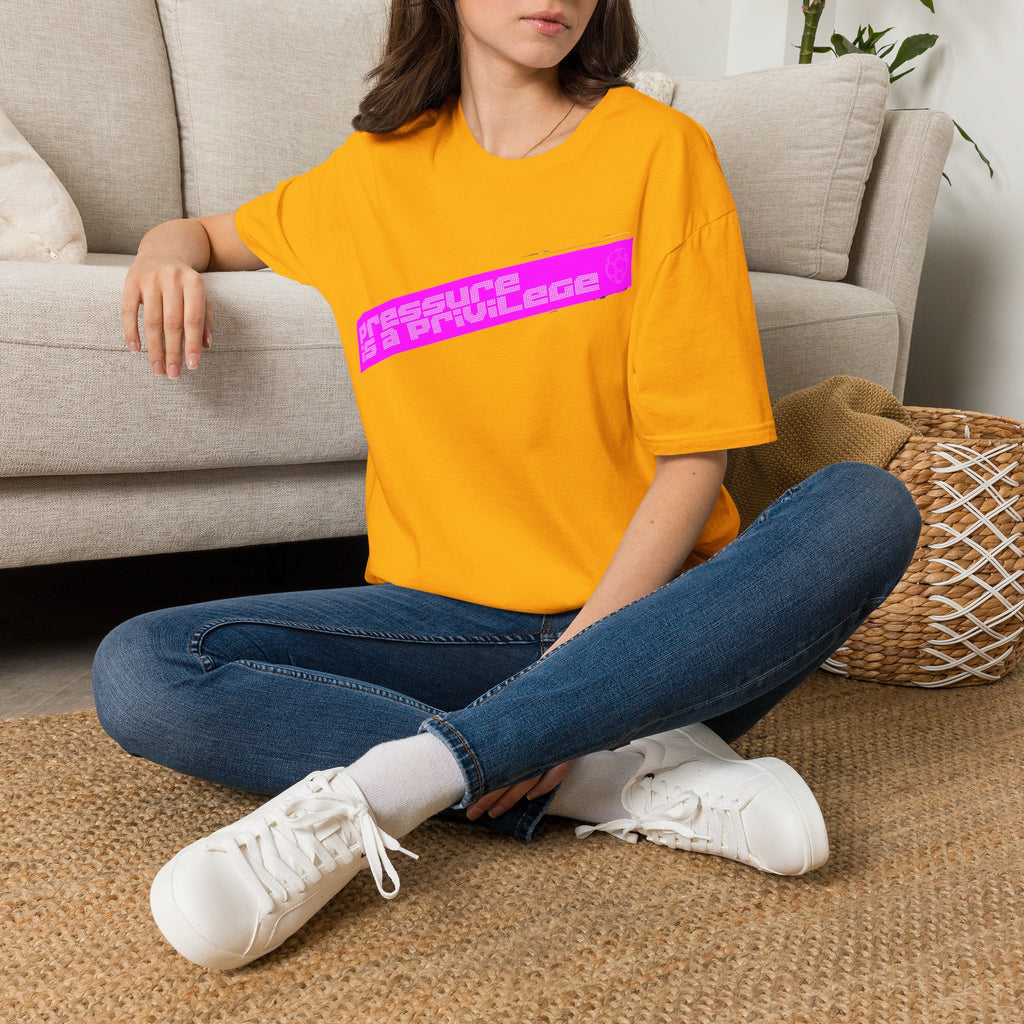 Pressure Is a Privilege | Pink Edition | Premium Soccer T-Shirt