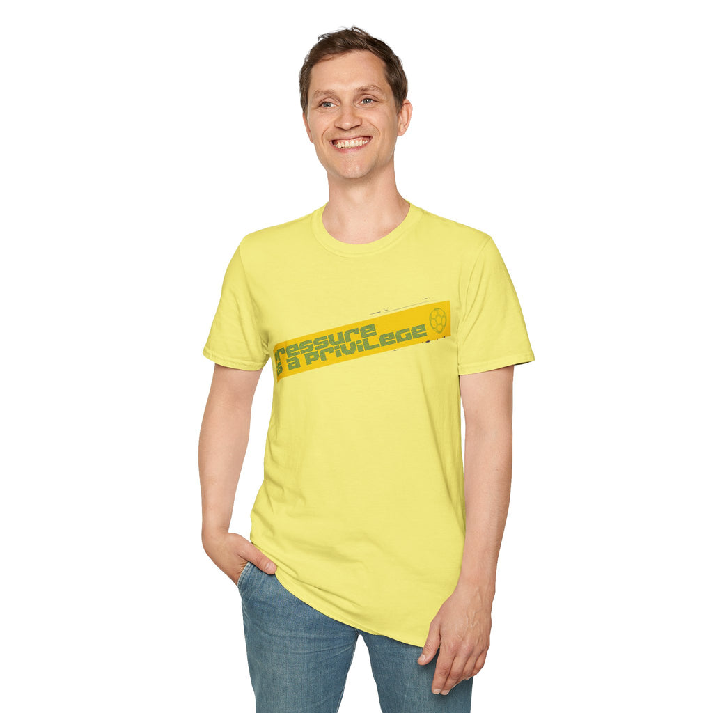 Pressure Is a Privilege | Yellow Edition | Premium Soccer T-Shirt